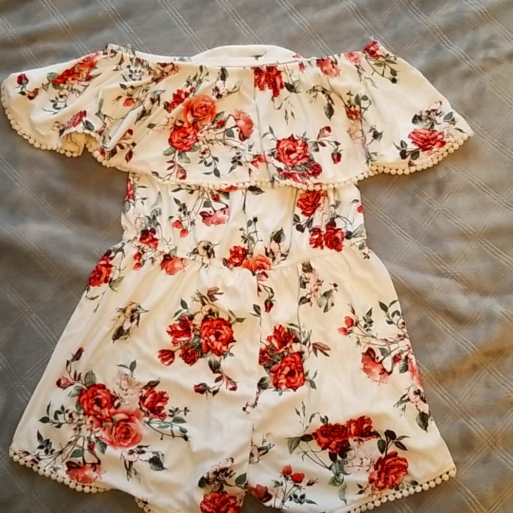 Off the shoulder romper